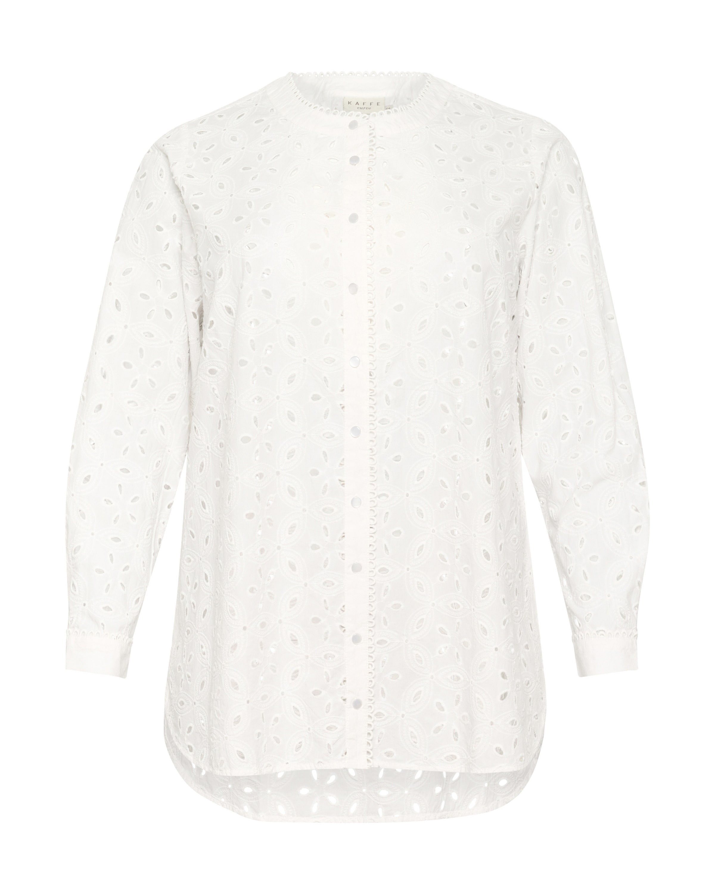 KAFFE CURVE Bluse 'Salina' i hvid: forside
