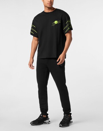 Plein Sport - Camiseta 'Scratch' en negro