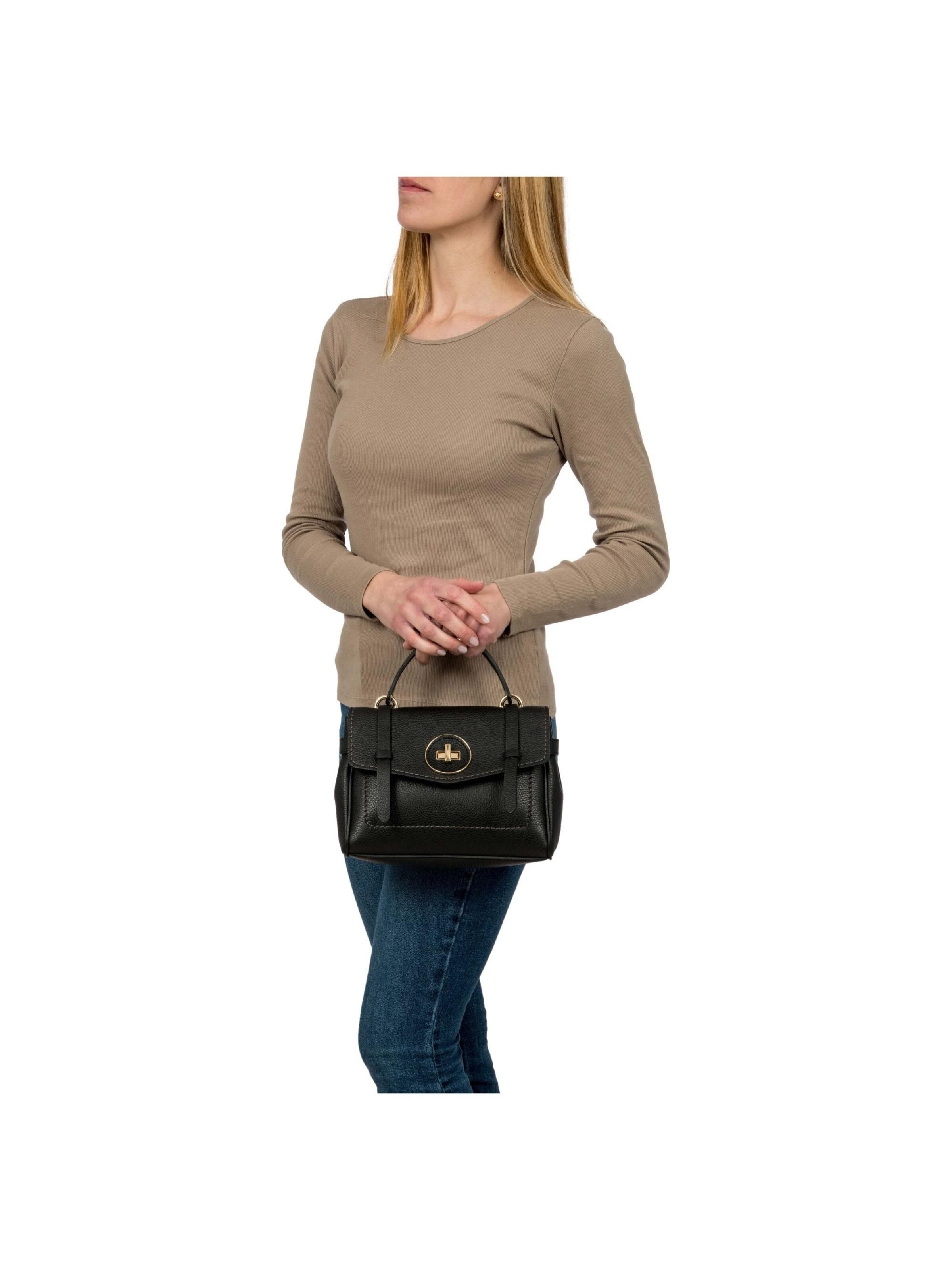 Bric's Handtasche 'Ninfea'‌‌‌‌‌‌‌‌‌‌ in Schwarz