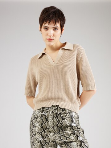 Pull-over 'ADELFA' ECOALF en beige : devant