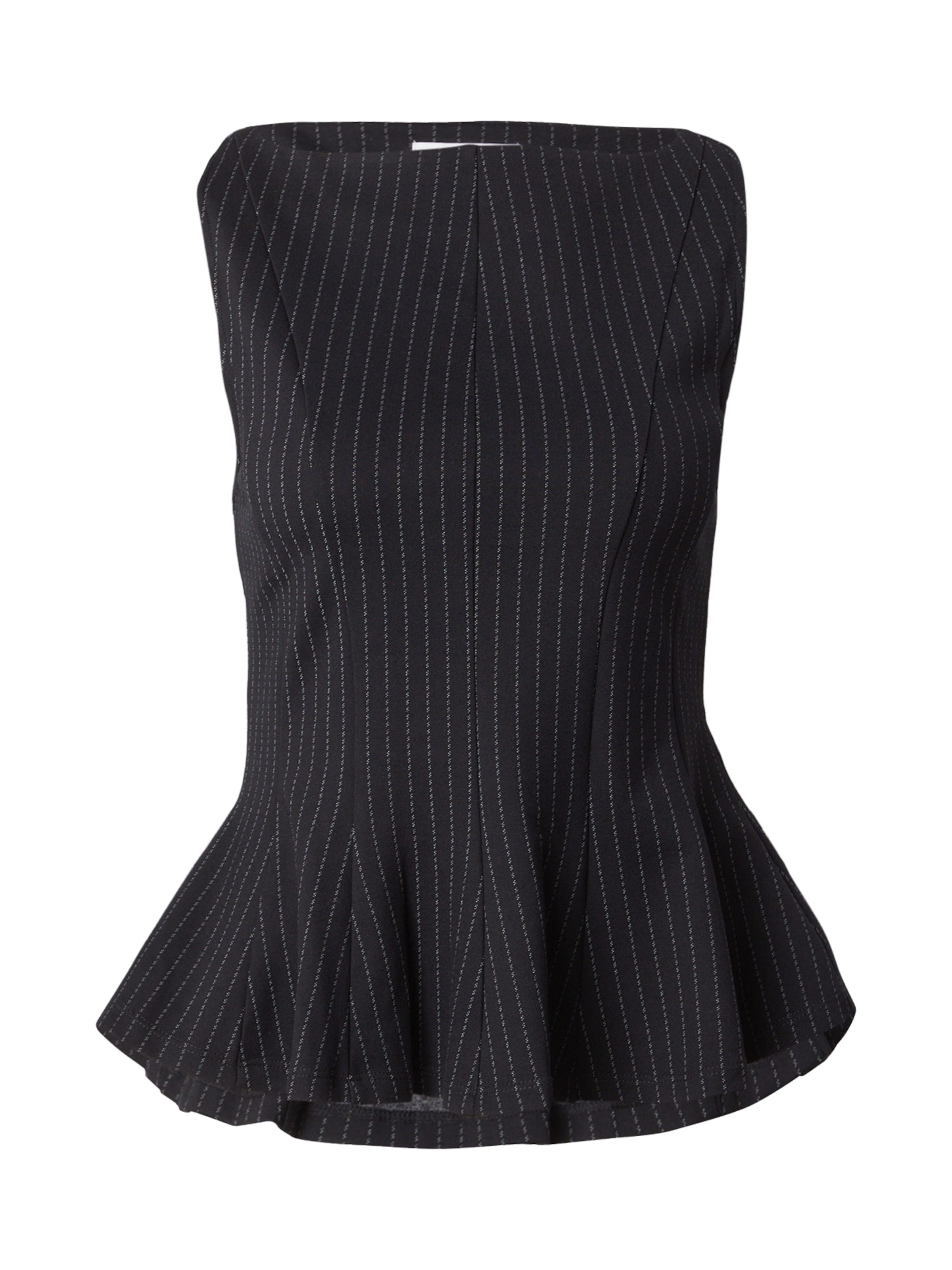 VILA - Blusa 'VIMastriba' en negro: frente