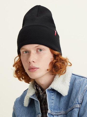 LEVI'S ® Beanie 'Slouchy' in Black: front