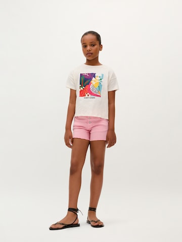 T-Shirt fonctionnel ' ' Scalpers en blanc : devant