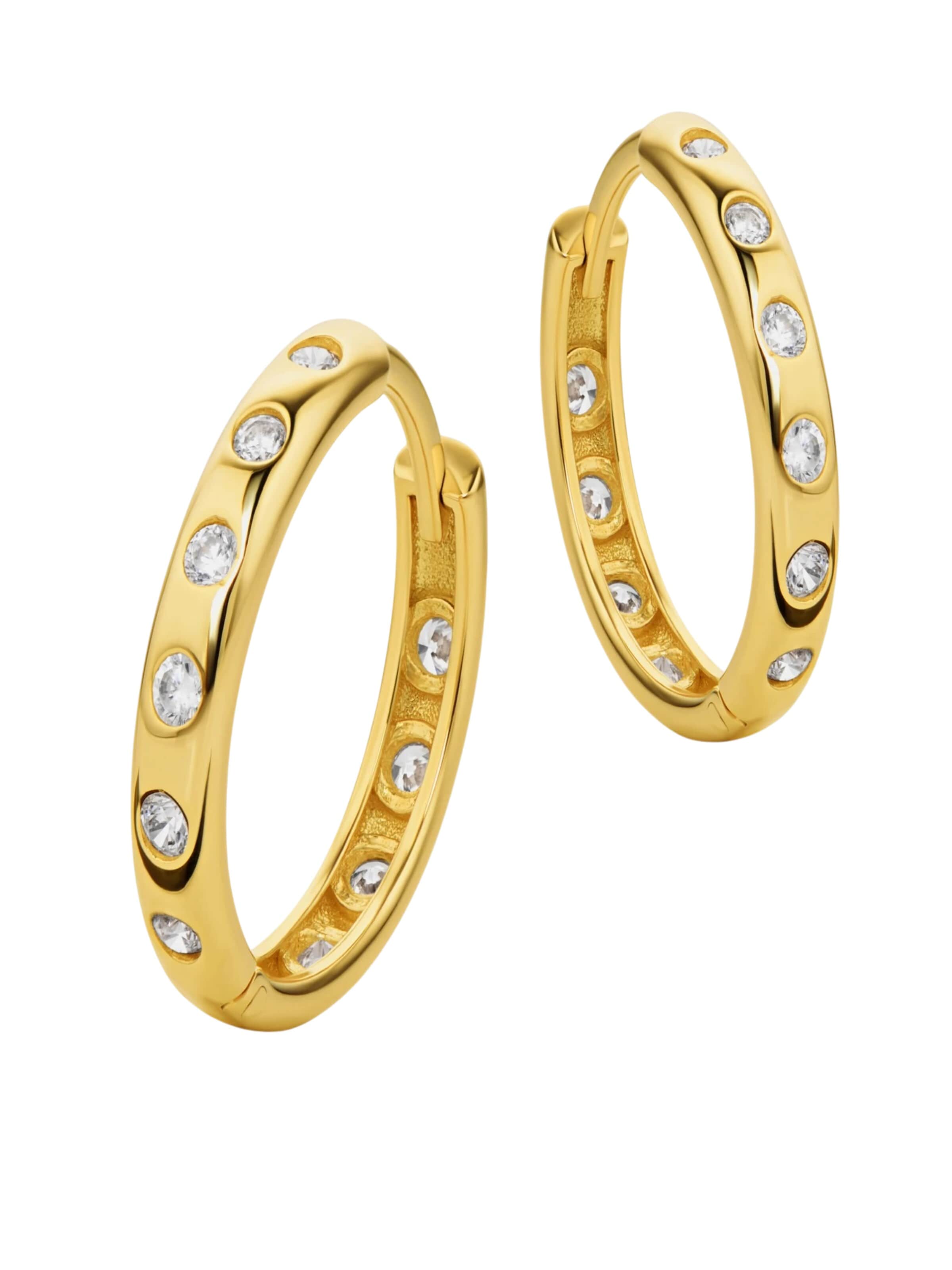 Orecchini 'Ohrringe aus 585 Gelbgold' di DIAMANT LETERNEL in oro: frontale