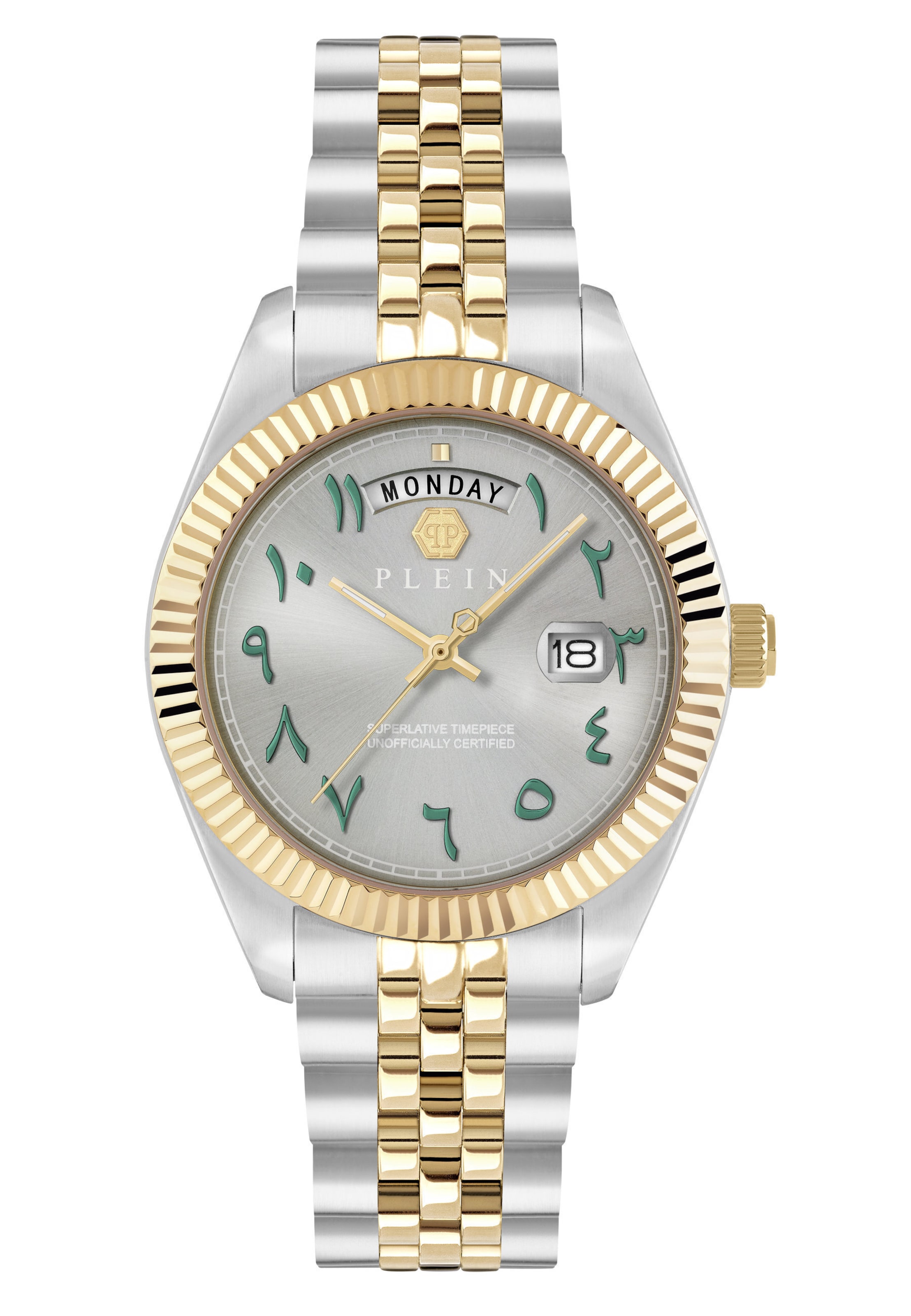 Orologio analogico 'Date Superlative' di Philipp Plein Watches in argento: frontale