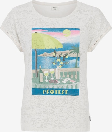 PROTEST Shirt 'PRTElles 25' in White: front