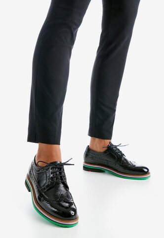 LLOYD Lace-Up Shoes in Black: front