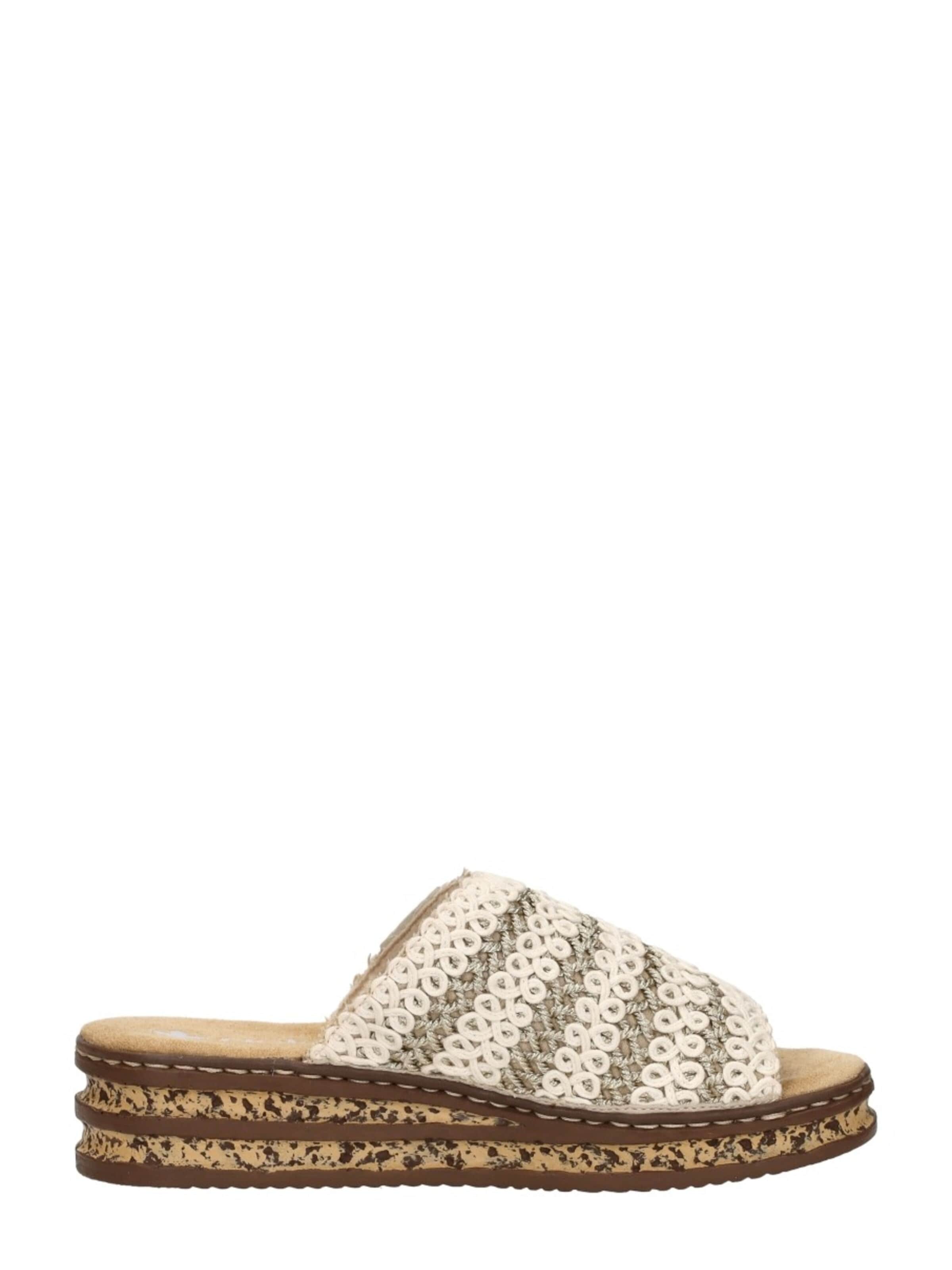 Mule 'Open Teen' Rieker en beige