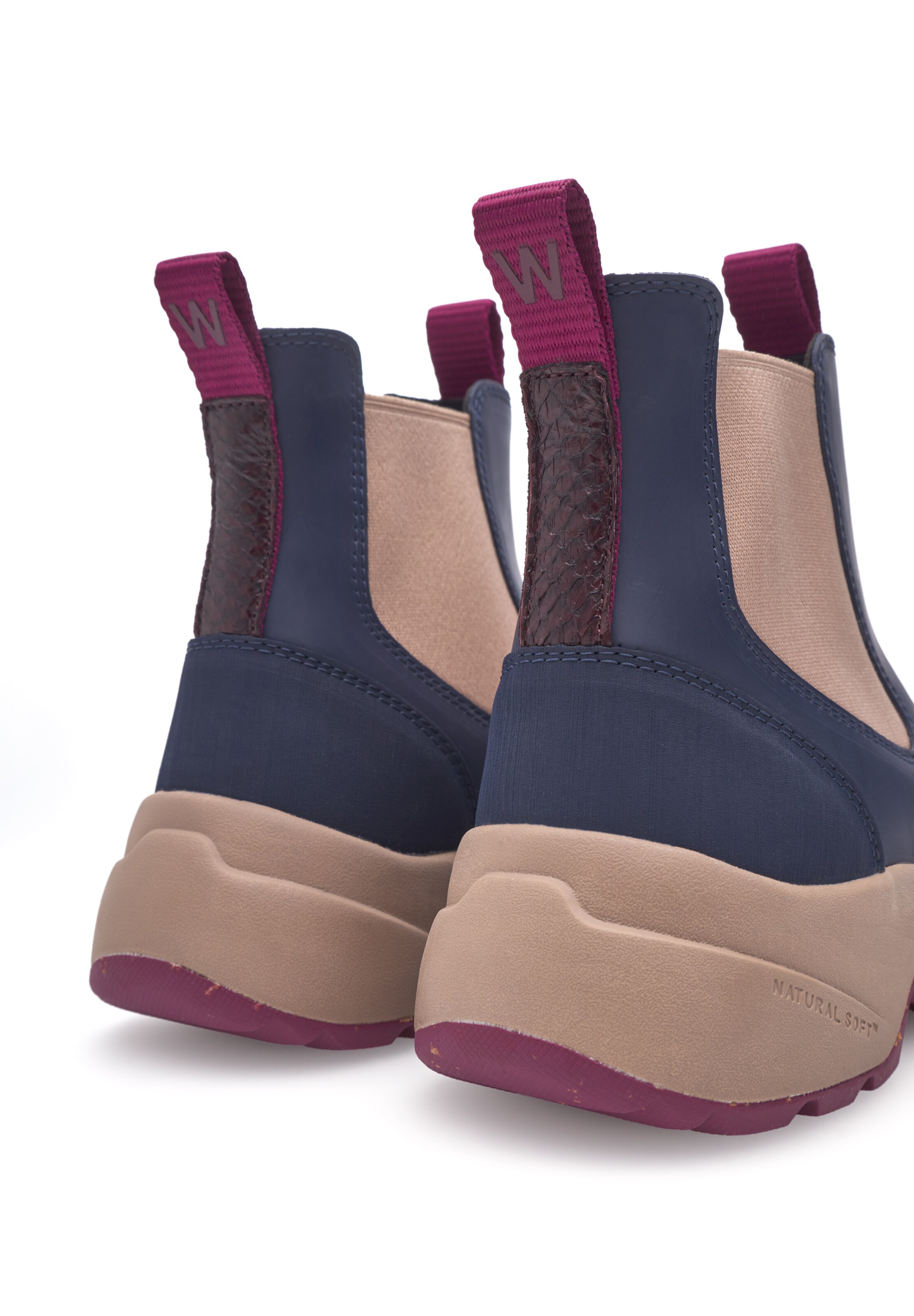 WODEN Chelsea boots 'Siri' in Blauw