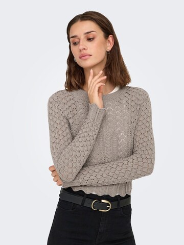 ONLY Pullover 'ONLSAGA' in Grau