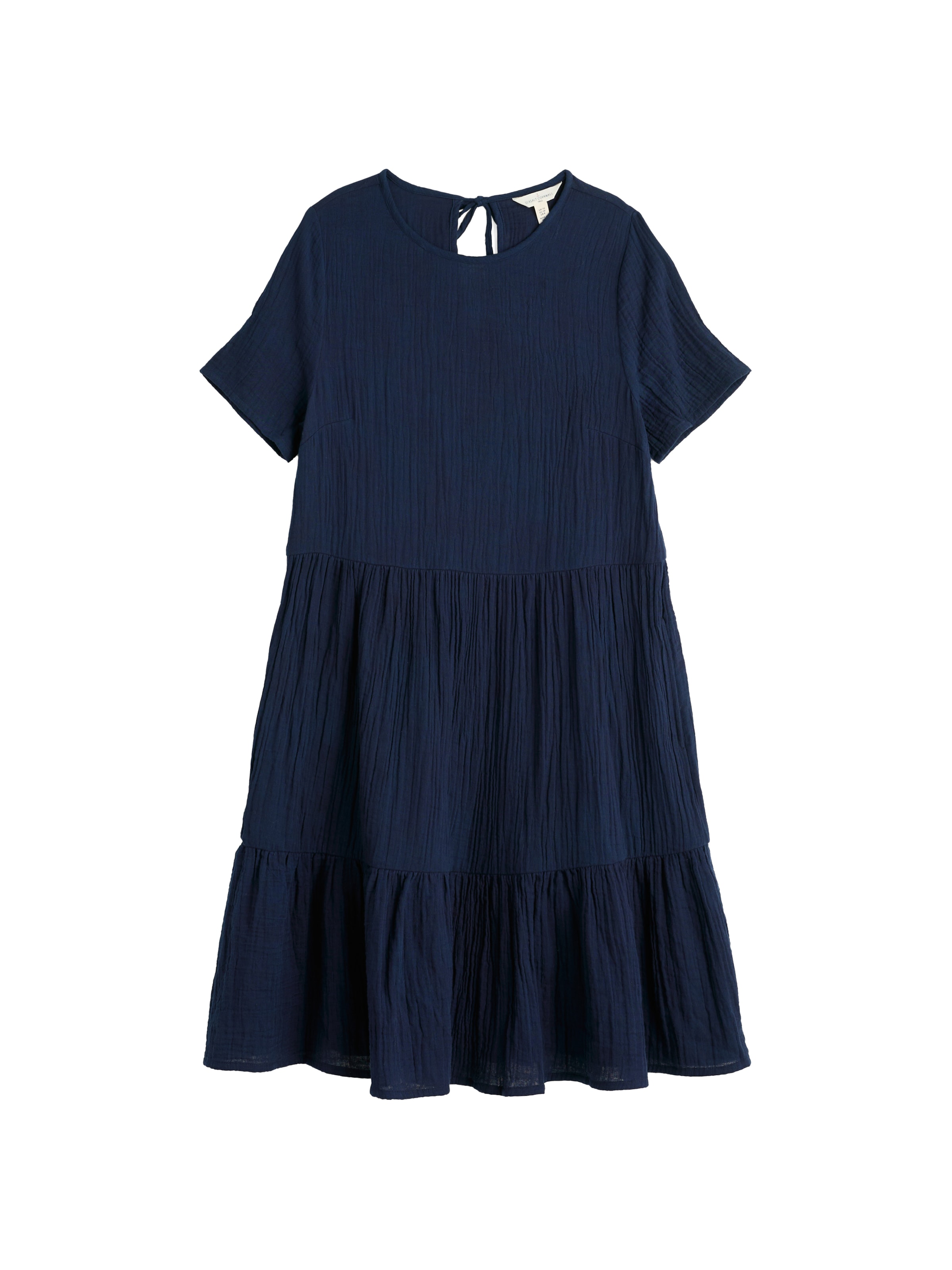 Seasalt Cornwall Jurk 'Pebble Comb' in Blauw: voorkant