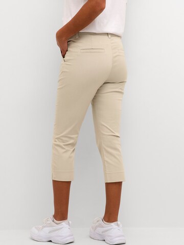 Kaffe Slimfit Broek 'Lea' in Beige