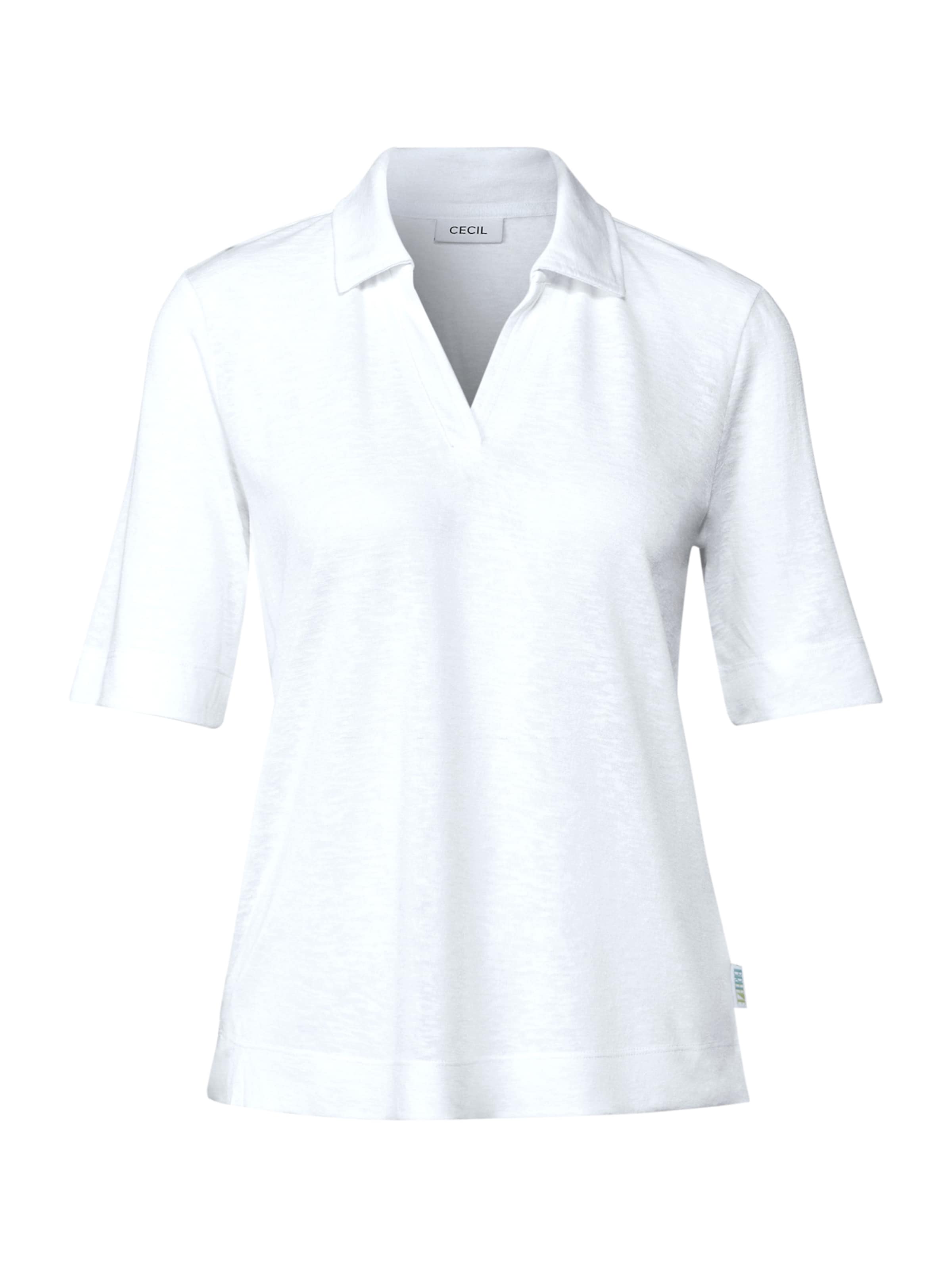 T-shirt CECIL en blanc : devant