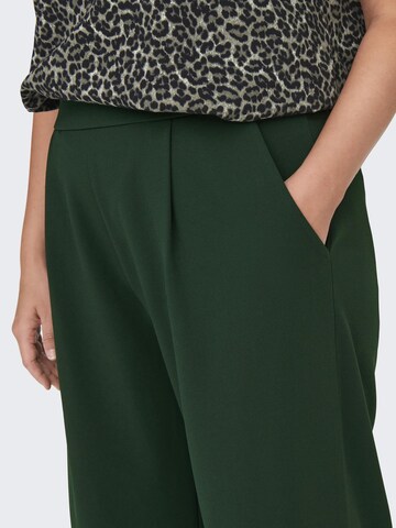 ONLY Carmakoma Wide leg Pleat-front trousers in Blue