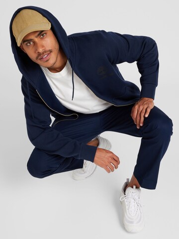 TIMBERLAND Zip-Up Hoodie in Blue