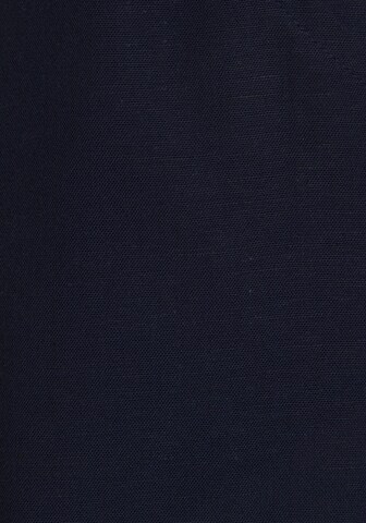 LASCANA - Loosefit Calças com pregas em azul