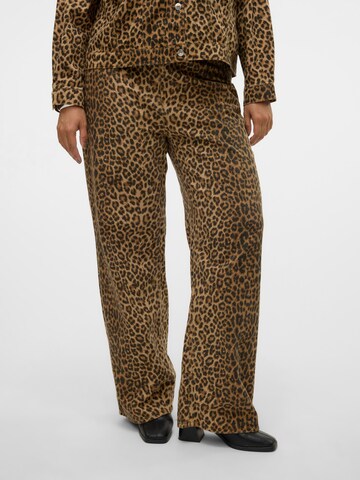 Vero Moda Curve Wide leg Jeans 'VMCTESSA' in Beige
