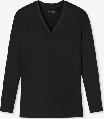 SCHIESSER Longsleeve 'Mix & Relax' in Schwarz: predná strana