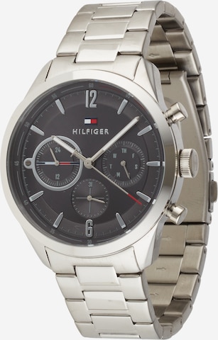 TOMMY HILFIGER Analog klocka i silver: framsida