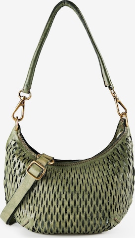 Borsa a spalla 'Anastasia' di Campomaggi in verde: frontale