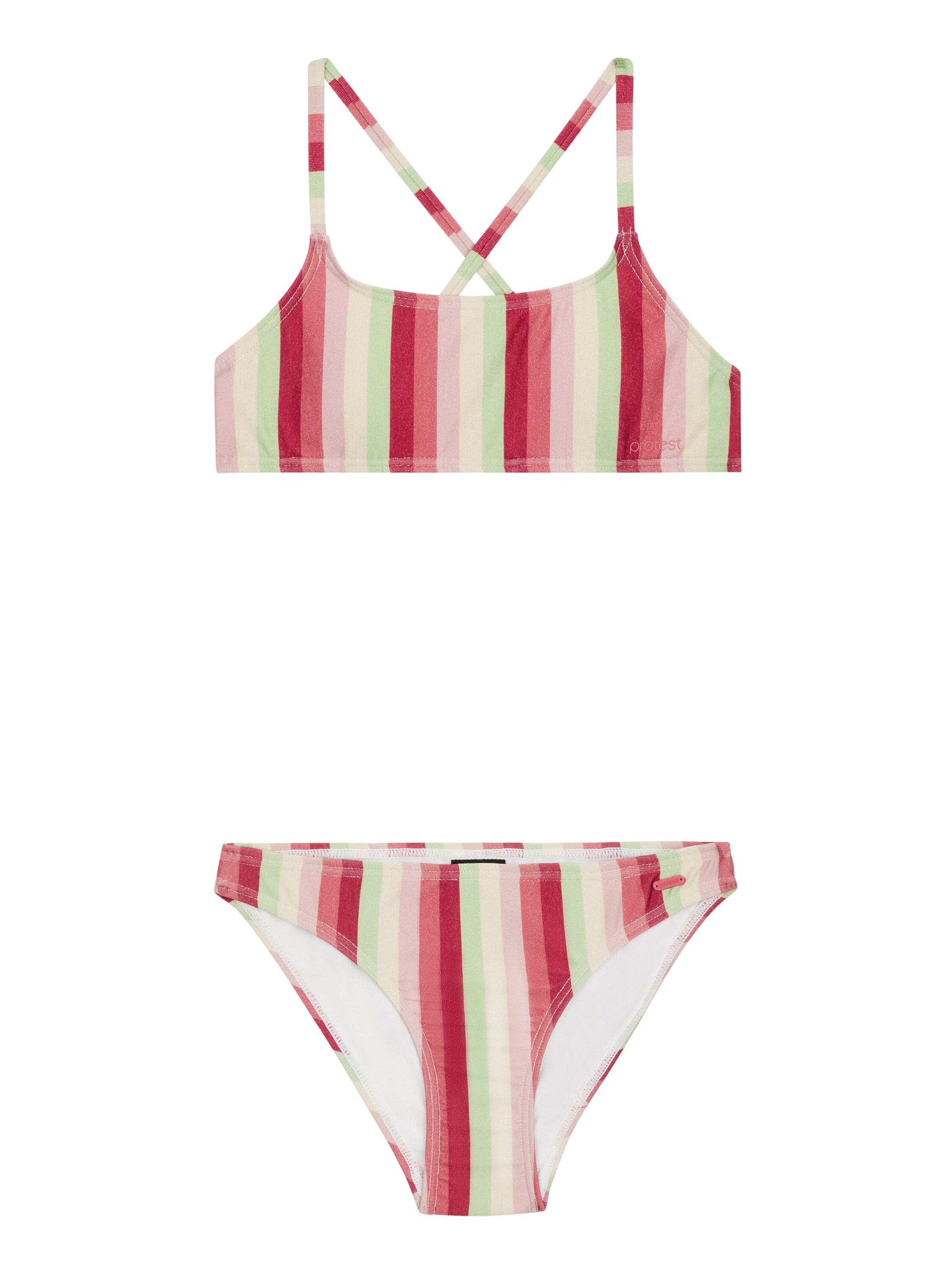 PROTEST Bralette Bikini 'PRTSHEILA JR' in Pink: front