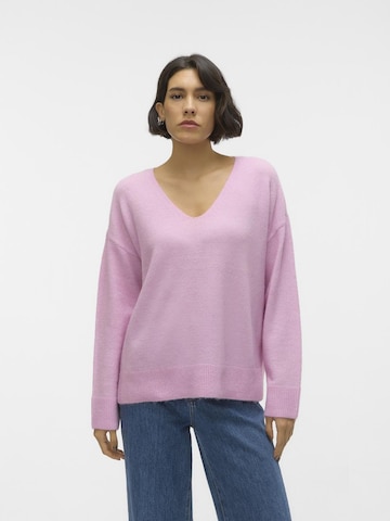 VERO MODA Sweater 'PHILINE' in Purple: front