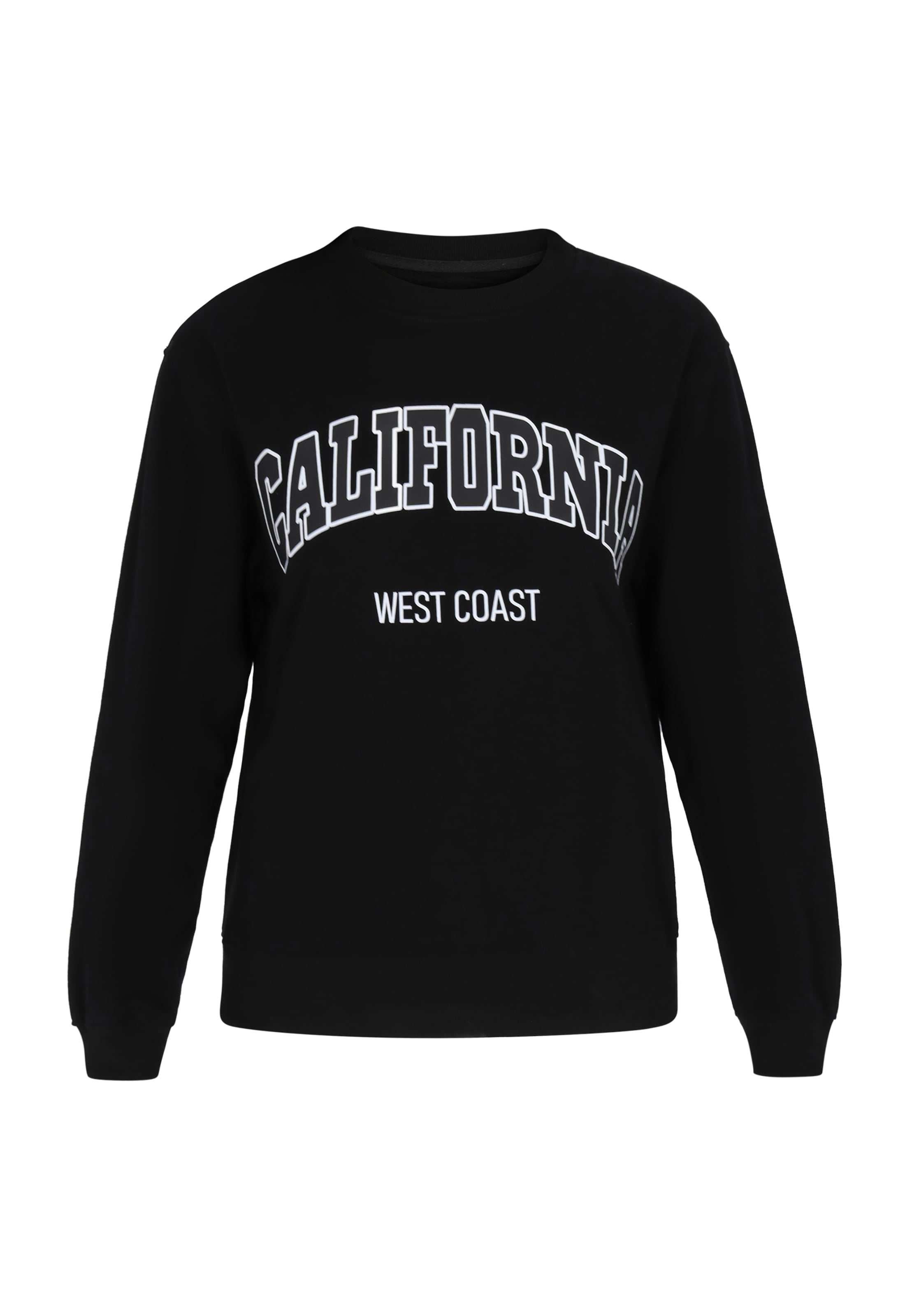 SANIKA Sweatshirt 'Fashion Look' in Black: front