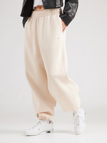 Jordan Tapered Παντελόνι 'Brooklyn Fleece' σε λευκό: μπροστά