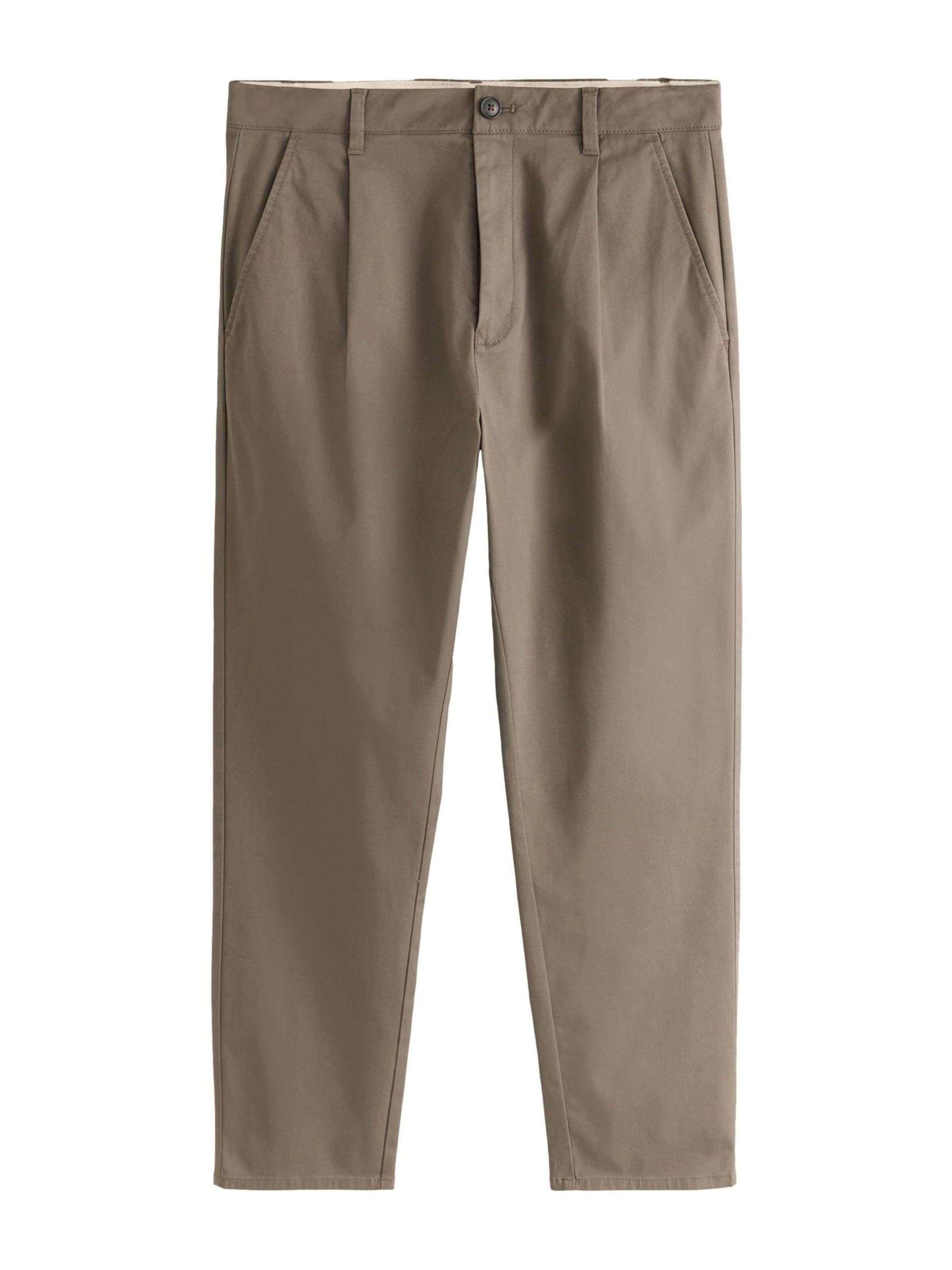 Pantalon chino Next en marron : devant
