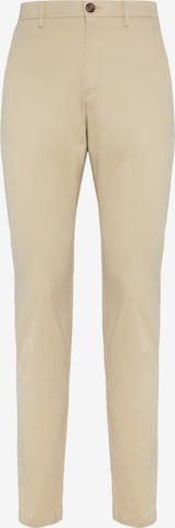 Regular Pantalon chino Boggi Milano en beige : devant