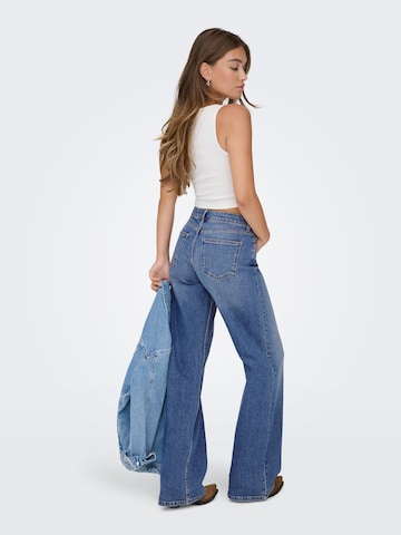Wide leg Jeans 'ONLJulia' di ONLY in blu