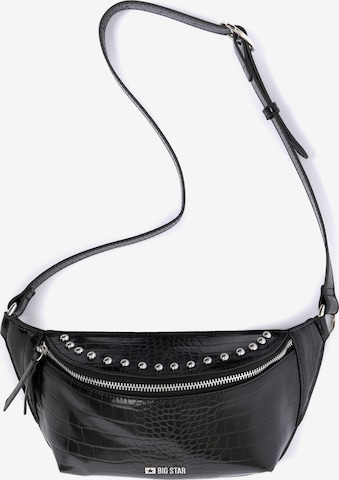 BIG STAR Fanny Pack 'NUJA' in Black: front