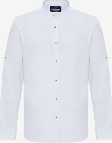 Coupe slim Chemise CIPO & BAXX en blanc : devant