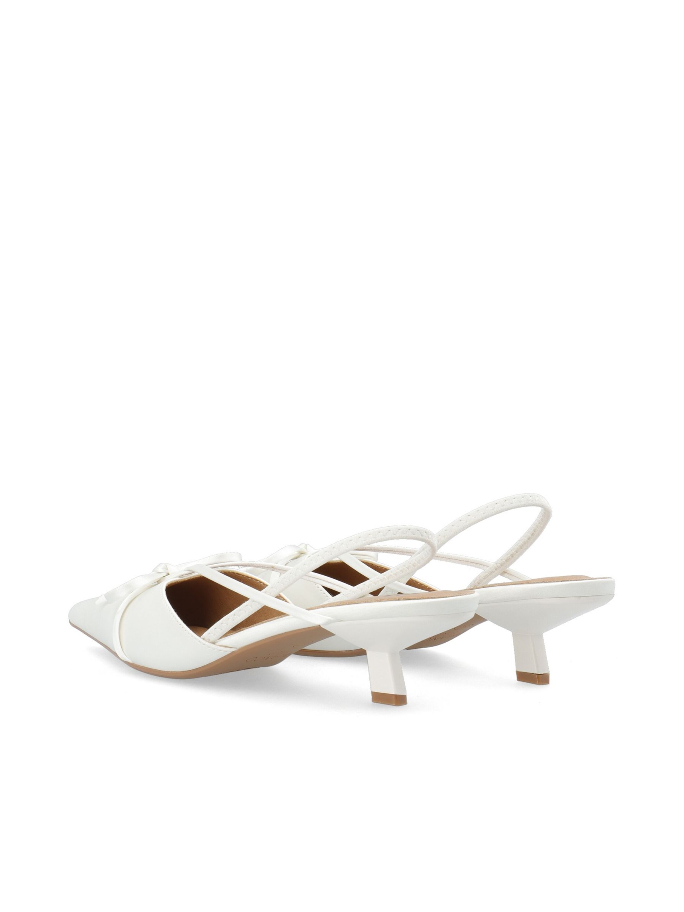 Bianco Slingpumps 'Kristin' i hvid