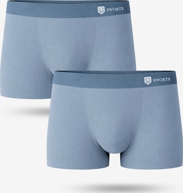 SWORTS Sportunterhose 'Silk' in Blau: Vorderseite