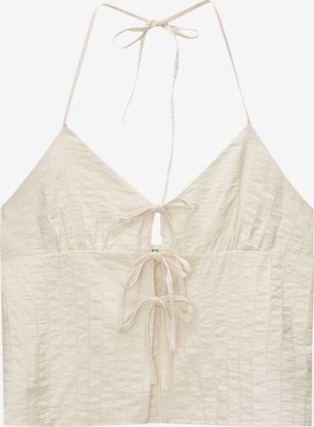 Pull&Bear Toppi värissä valkoinen: etupuoli