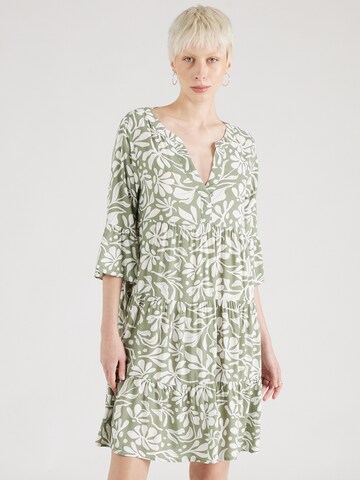 Sublevel Dress in Green: front