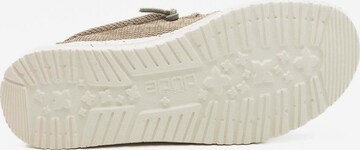 HEY DUDE Flats 'Wally Youth Sox K' in Beige