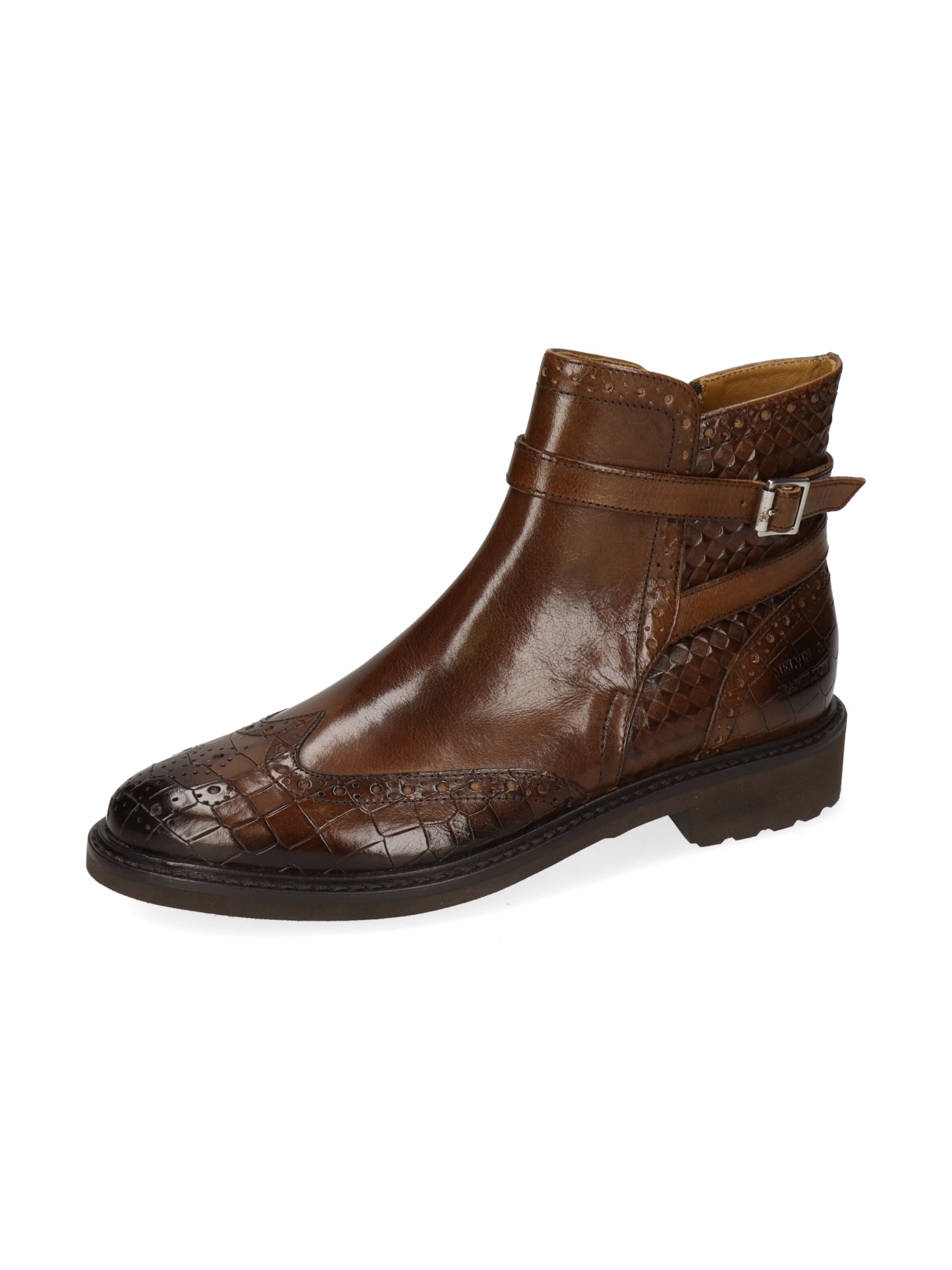MELVIN & HAMILTON Ankle Boots 'Selina 25'‌‌‌‌‌‌‌‌‌‌ in Braun: Vorderseite