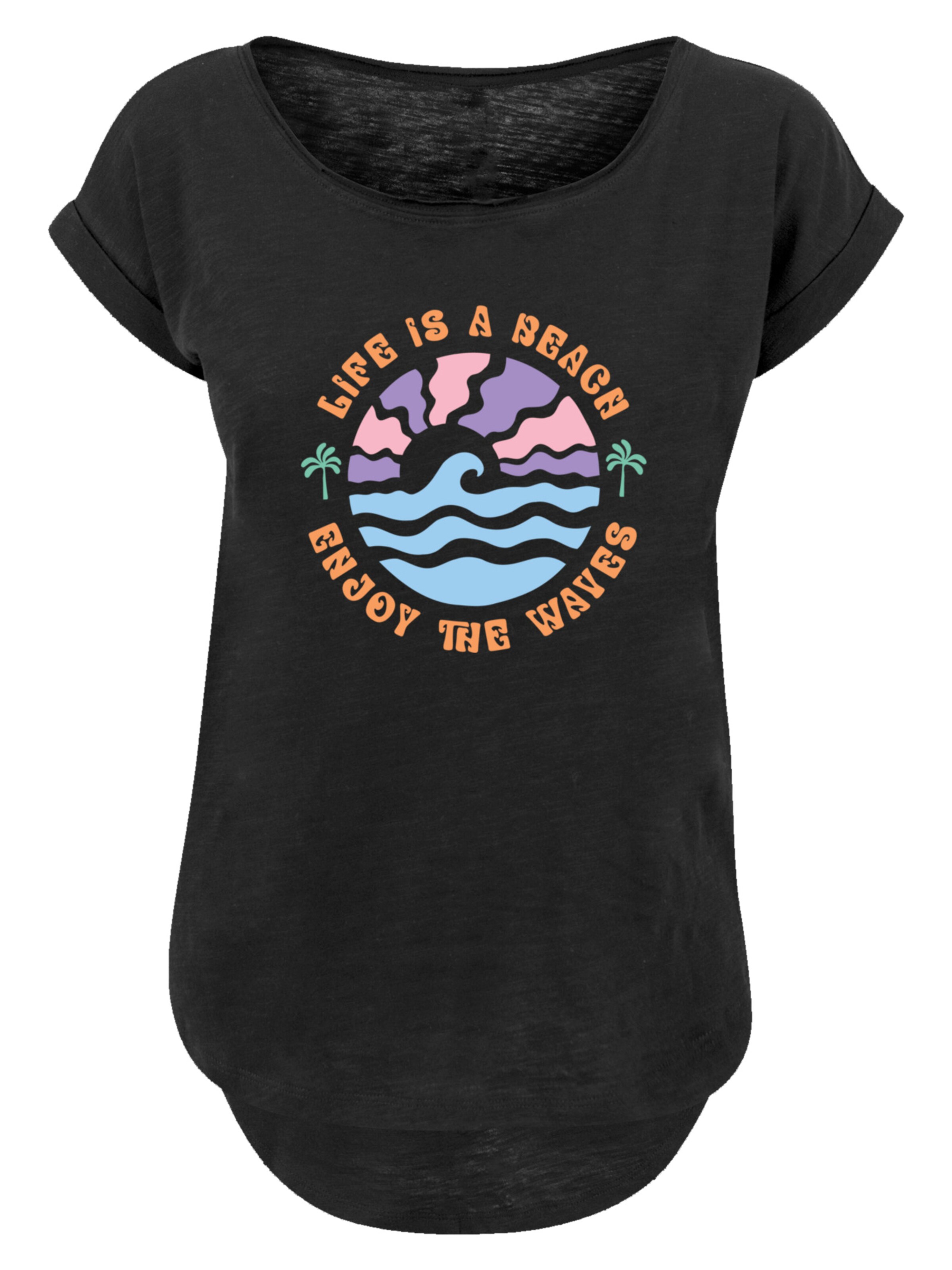 T-shirt F4NT4STIC en noir : devant