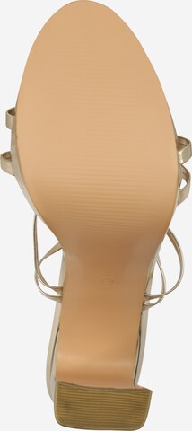 Sandale cu baretă 'GIMME GIMME' de la Public Desire pe auriu
