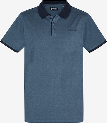 Schott NYC Shirt in Blau: Vorderseite