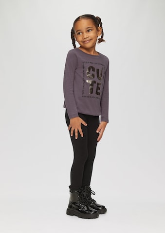 T-Shirt s.Oliver en violet : devant