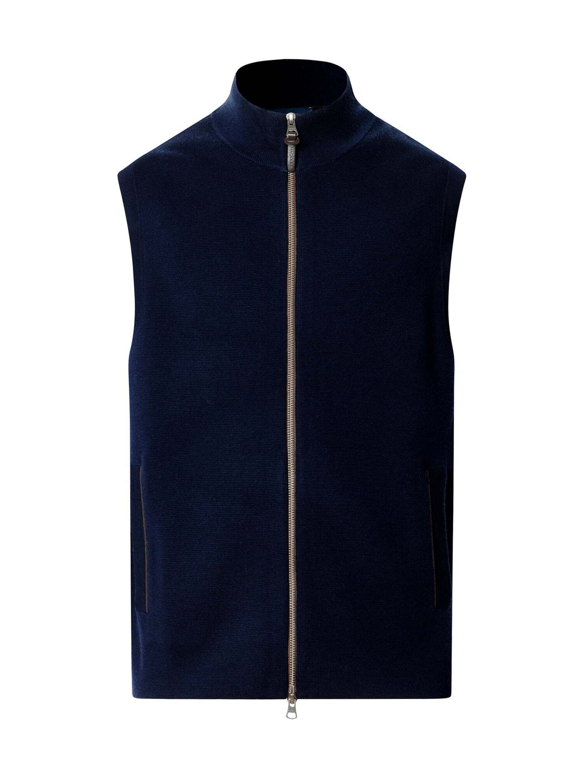 Hackett London Bodywarmer in Blauw: voorkant