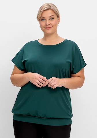 SHEEGO - Camiseta funcional en verde: frente