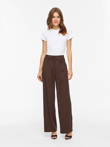 Wide leg Pantaloni con pieghe 'VIChoose' di VILA in marrone