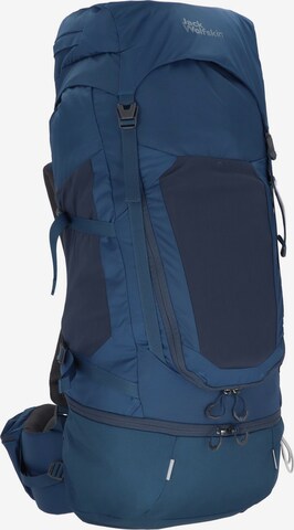 JACK WOLFSKIN Sports Backpack 'Highland Trail 55' in Blue