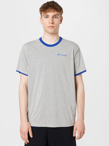 T-Shirt fonctionnel Champion Authentic Athletic Apparel en bleu : devant