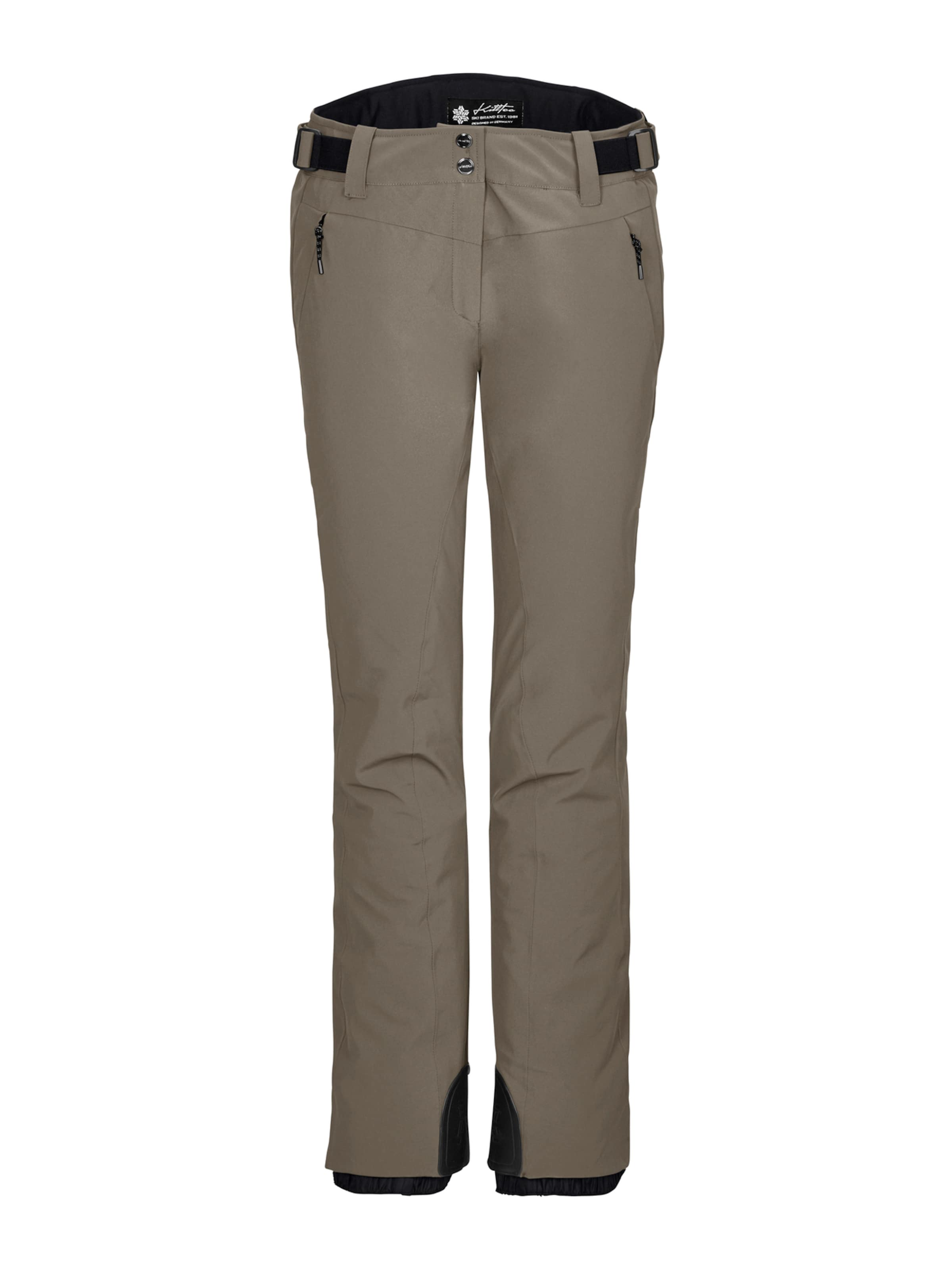 KILLTEC Regular Workout Pants 'KSW 311' in Beige: front