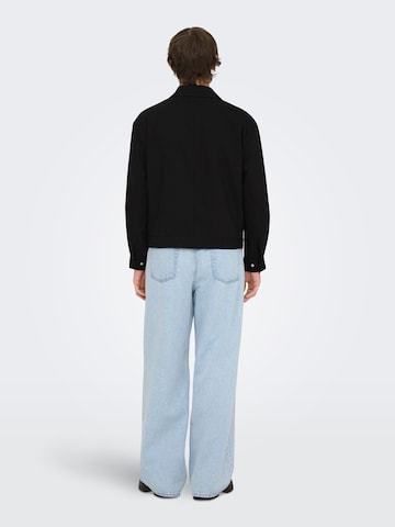 Only & Sons Between-season jacket 'ONSLEO' in Black